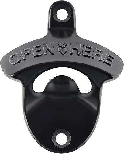 Miniatura 17 de 12 piezas de abrebotellas de bronce vintage montado en la pared, a granel, a prueba de óxido, abrebotellas de cerveza montado en poste para Bronce