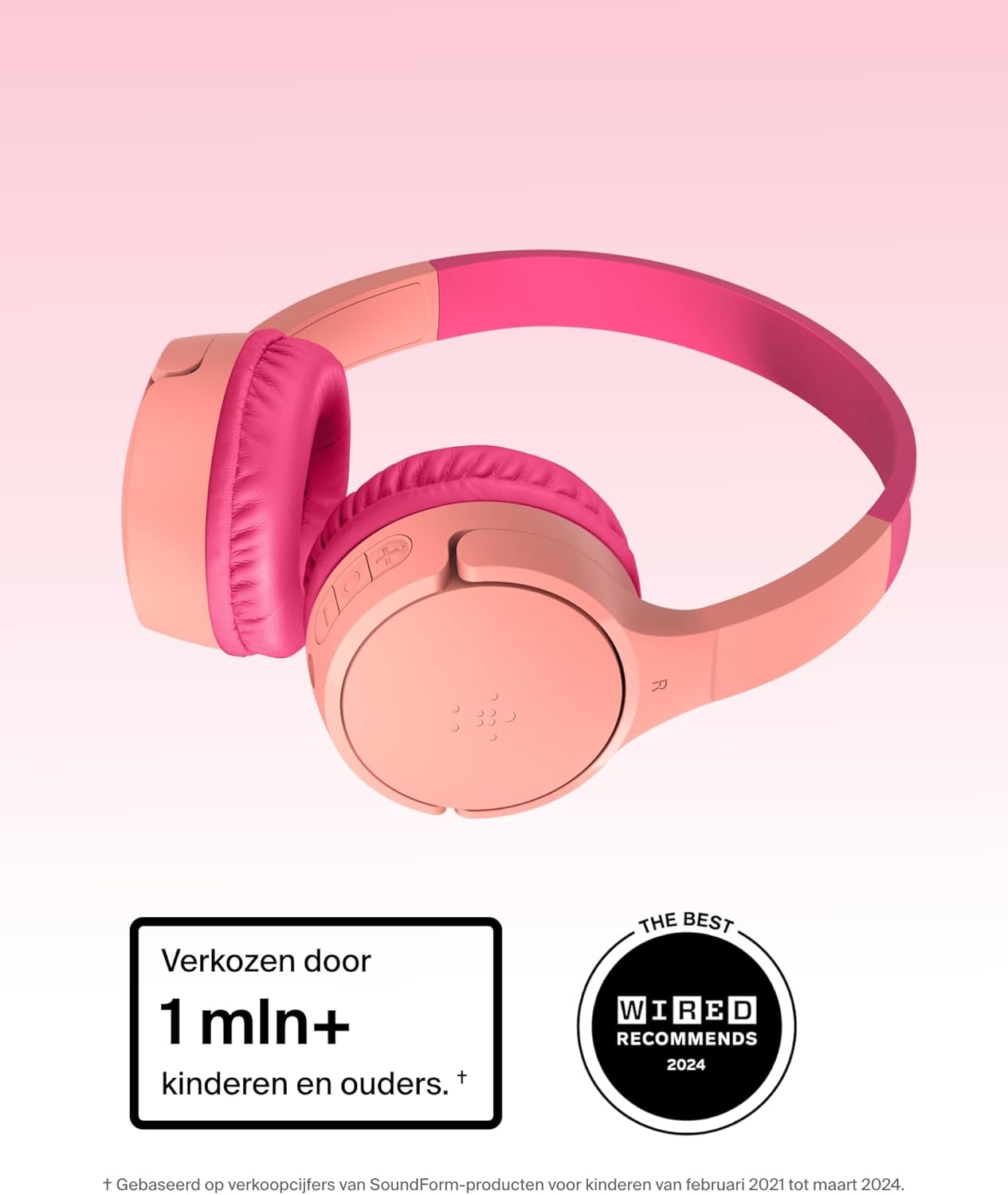 Belkin SoundForm Mini draadloze koptelefoon voor kinderen