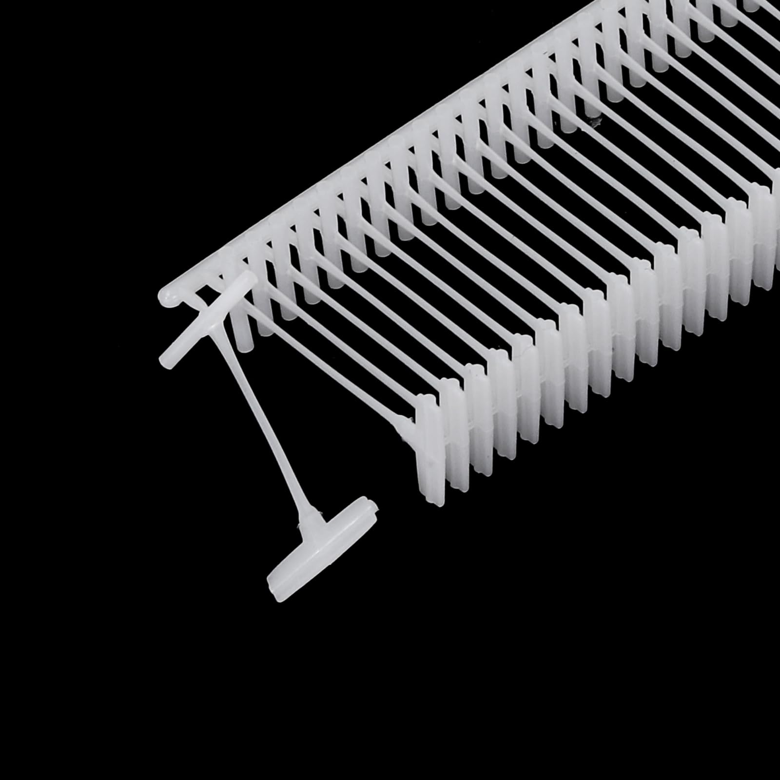5000 Attaches Étiquettes Standard 5 Cm – Barbes Pistolet Étiqueteuse Vêtements, Prix, Tagger – Blanc Transparent