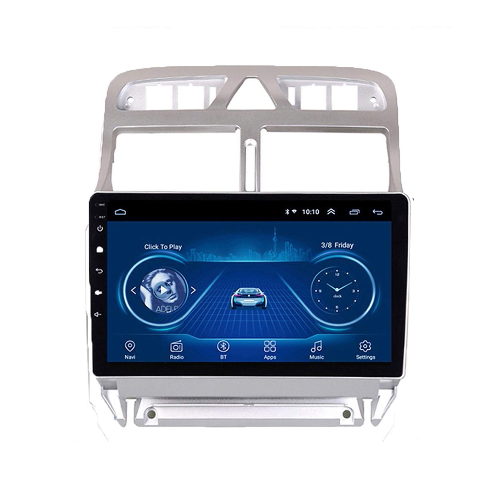 Autoradio para Peugeot 307 2004-2013 con Android 8.1, GPS y Bluetooth