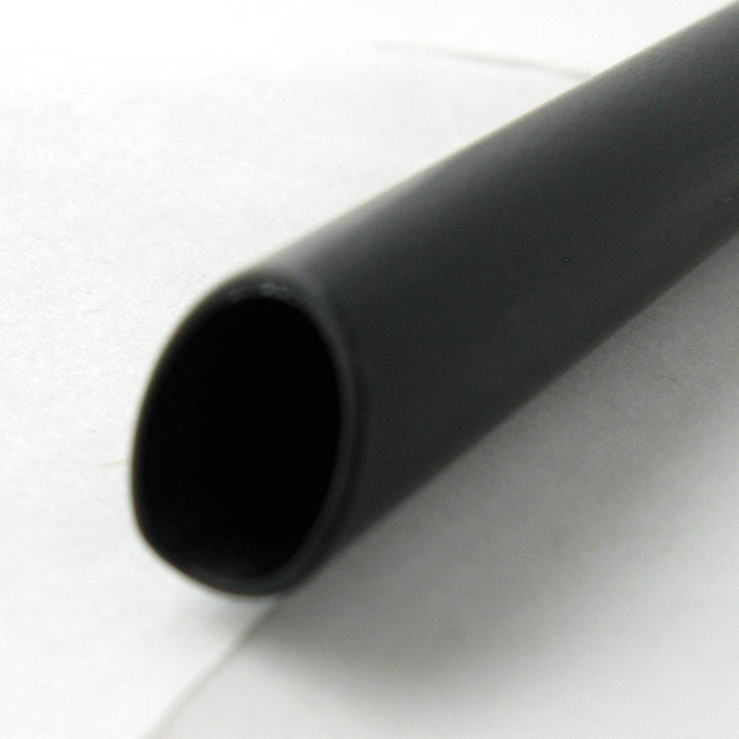 Nagao Tsubamesanjo Aluminum Straw, 8.3 x 0.2 inches (21 x 0.7 cm), Black, Made in Japan