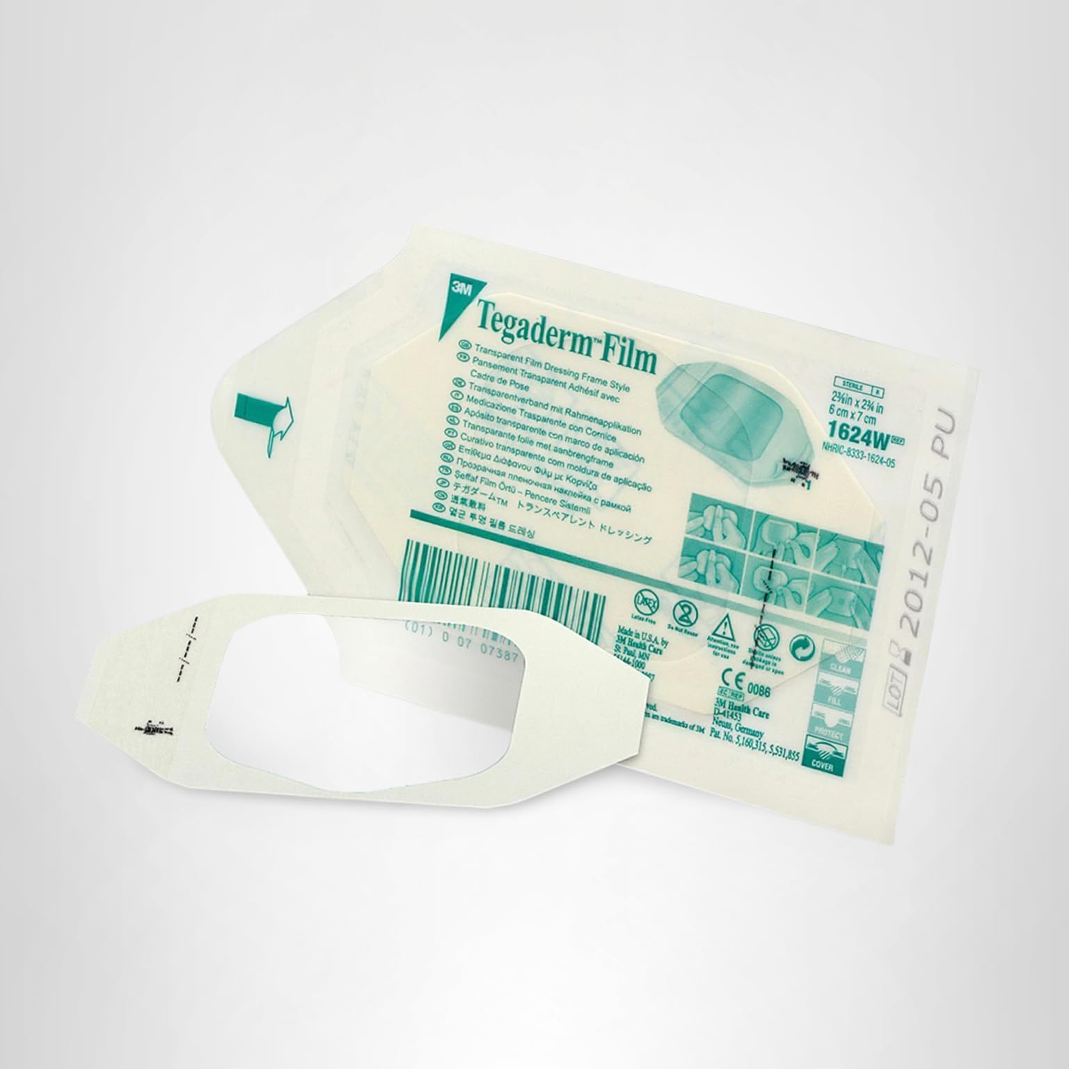 Amazon.com: 3M Tegaderm 1624W Transparent Film Dressing 2 3/8