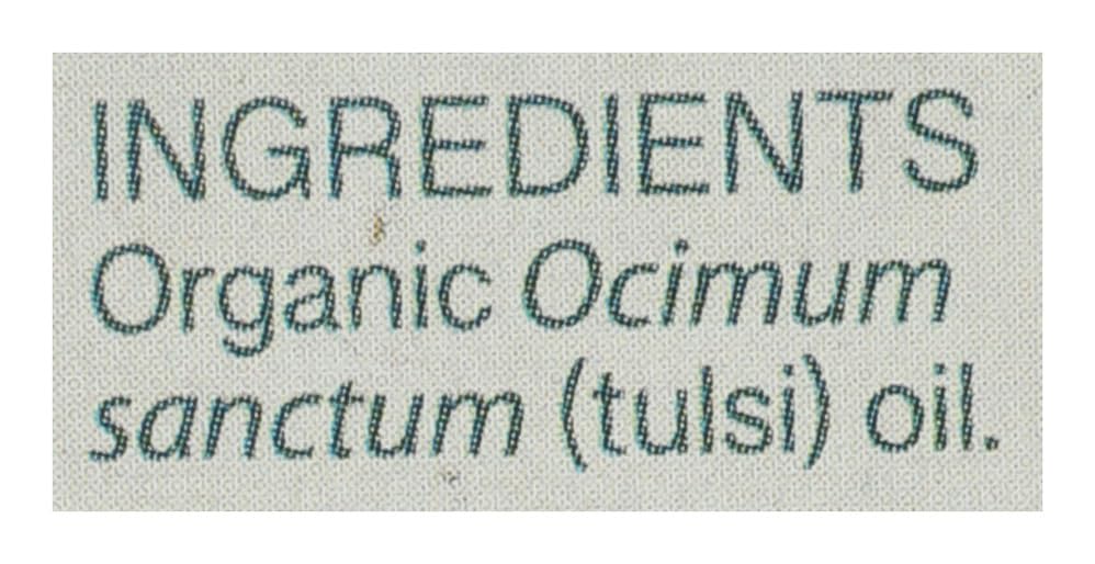 Aceite Esencial Orgánico de Albahaca Santa Aura Cacia 0.25 Fl Oz miniatura 2