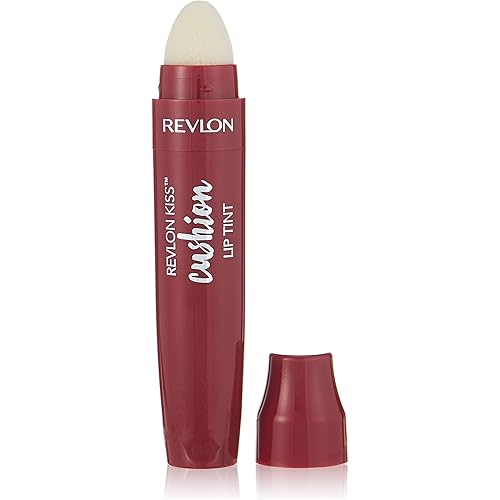 REVLON Kiss Cushion Lip Tint Lipstick, Naughty Mauve