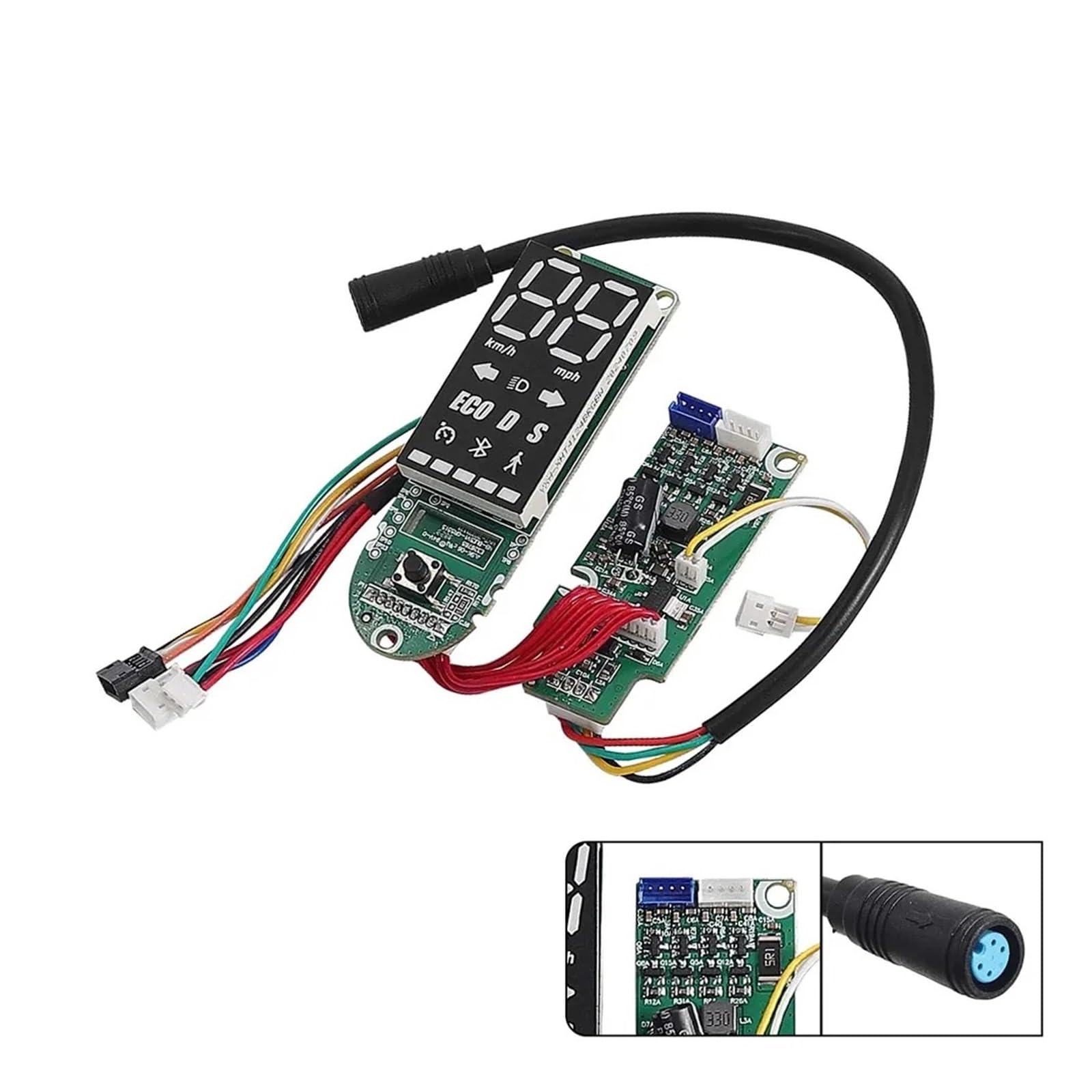Części do hulajnogi elektrycznej Akcesoria do wyświetlania deski rozdzielczej płyty głównej kompatybilne z Ninebot KickScooter Max G2 LED deska rozdzielcza części wyświetlacza skuter elektryczny