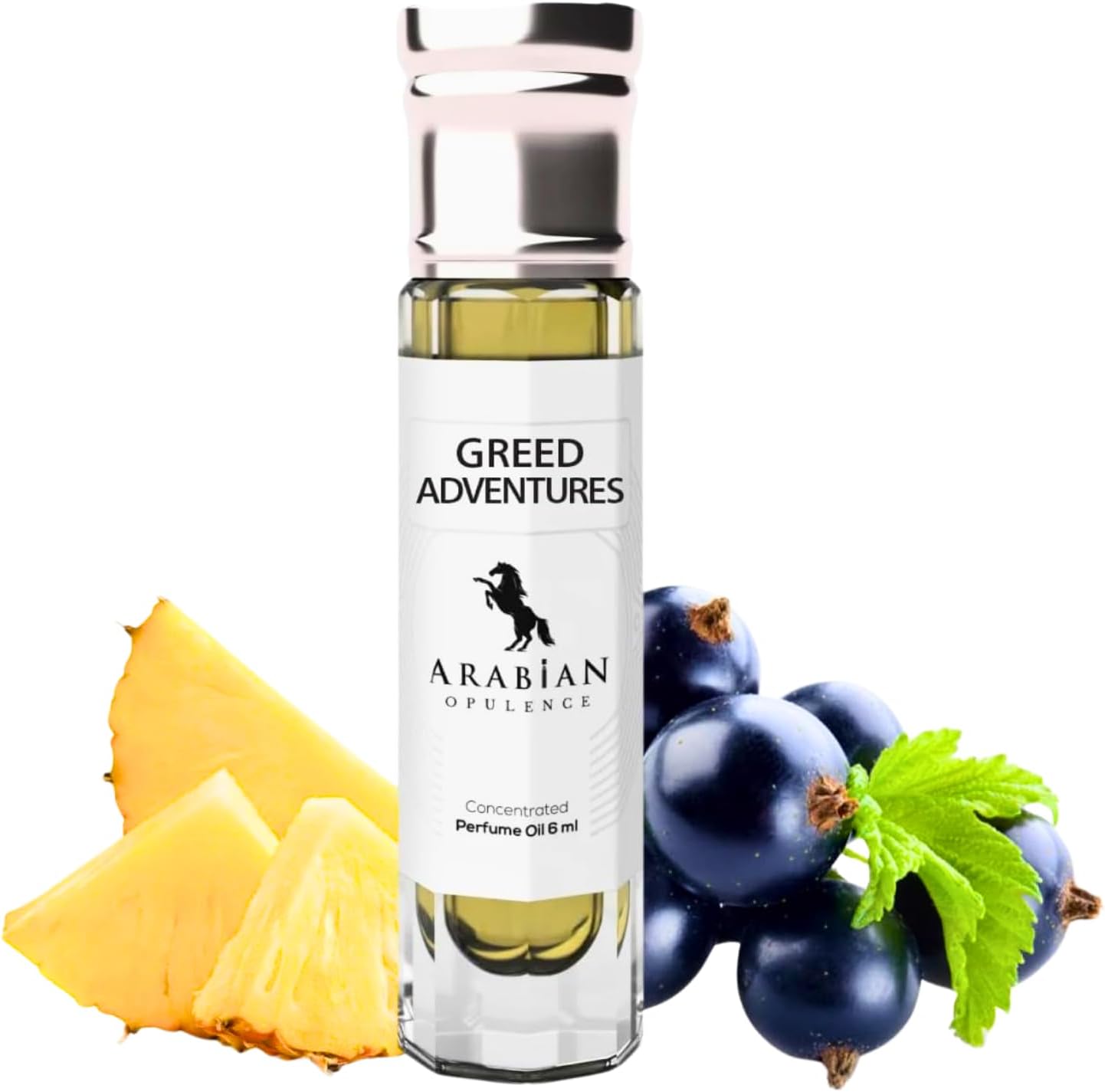 FR78 GREED ADVENTURES Roll-on Perfume Oil | Concentrated Fragrance Body Oil | Long Lasting Oil Based Perfume for Men | Travel Size Alcohol-Free (6ml)