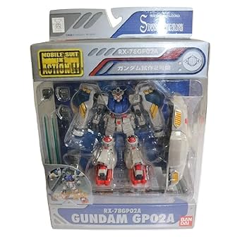 ガンダム　RX78GP02A フィギュア　新品未使用　カッコイイ Amazon | TAMASHII NATIONS MS IN ACTION !! ガンダム試作2号機