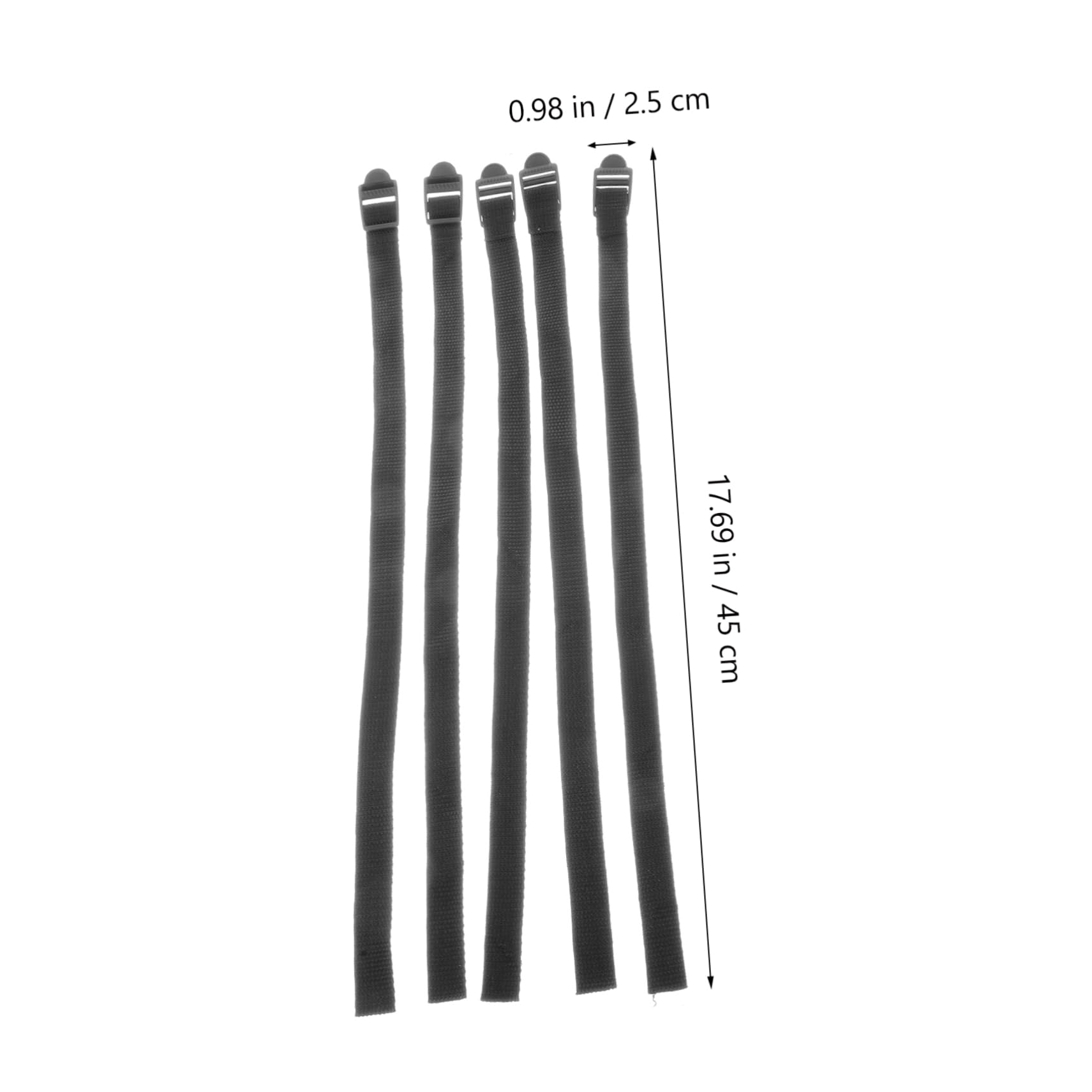 BRIGHTFUFU 5pcs Cross Country Ski Straps for Carrying Ski Boot Straps Wristband for Adults Boys and Girls