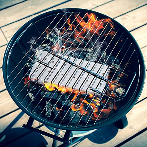Ldxzpx Smoker Box For Grill Bbq Wood Chips,Stainless Steel Smoking Box-Grilling Accessory For Gas Or Charcoal Grills (Silver) #TOP5