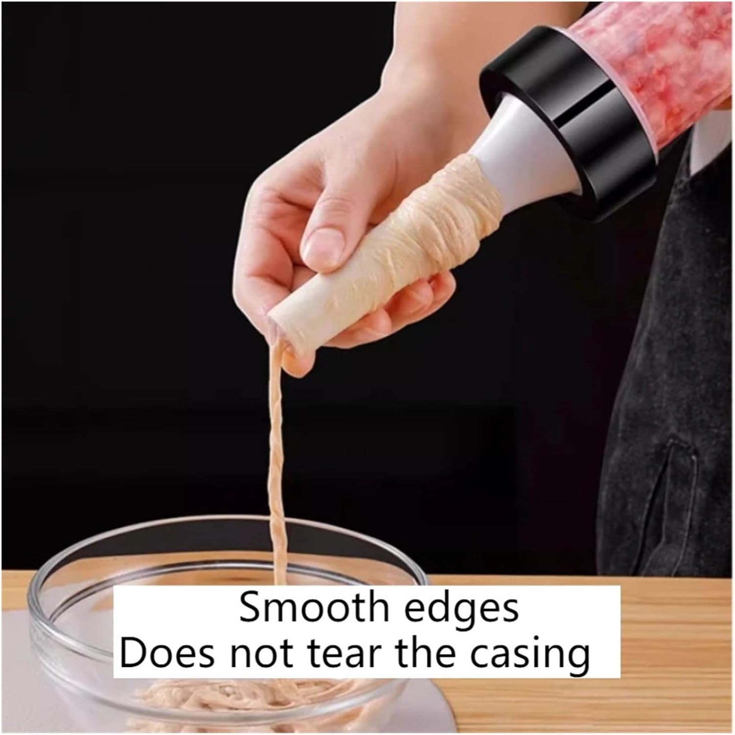 1set Sausage Filling Machine Set Meat Stuffer Filler Manual Tool Make Kitchen Cooking
