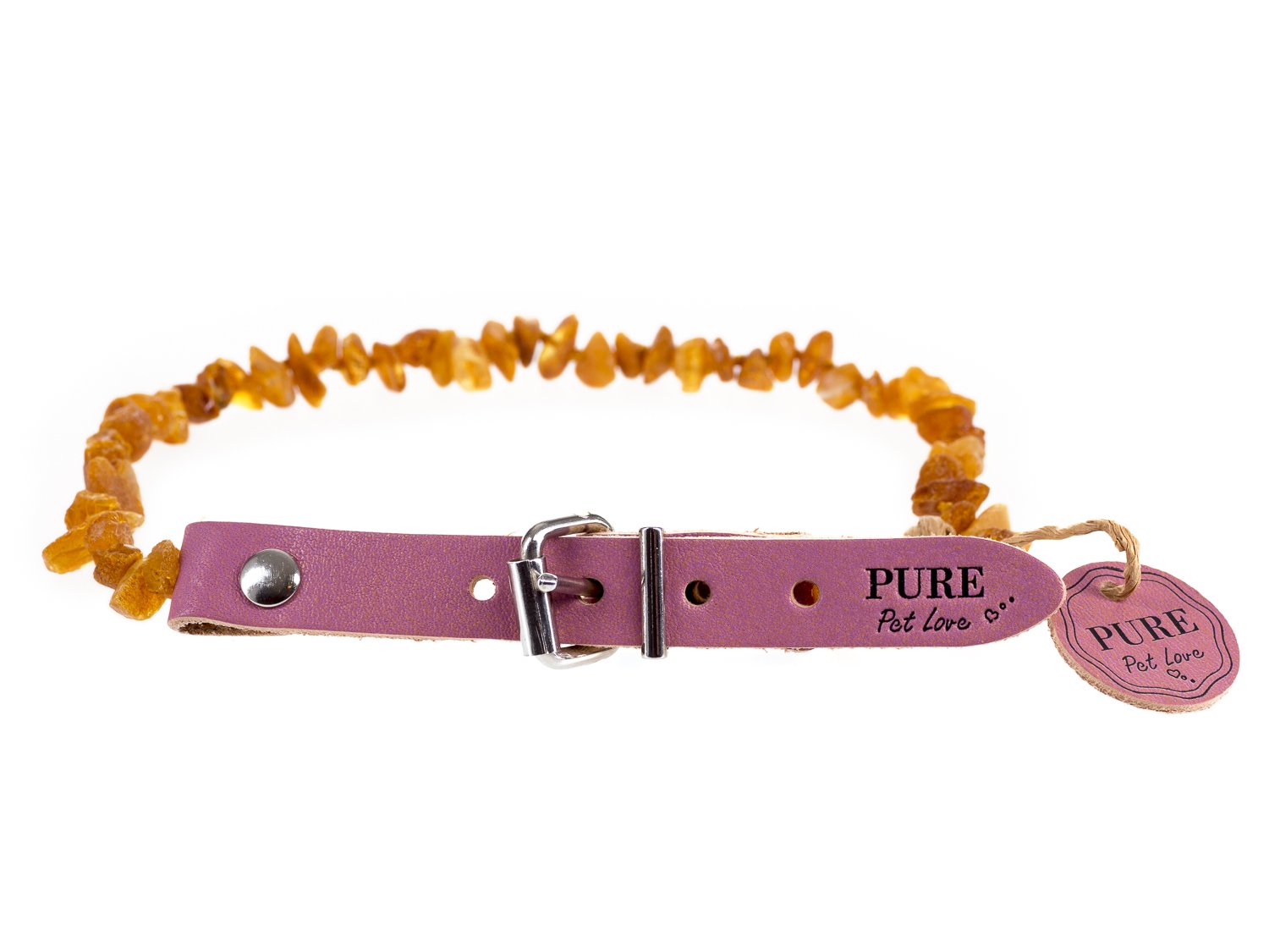 PetLove Amber Collar for Dogs and Cats Strawberry 51-55 cm