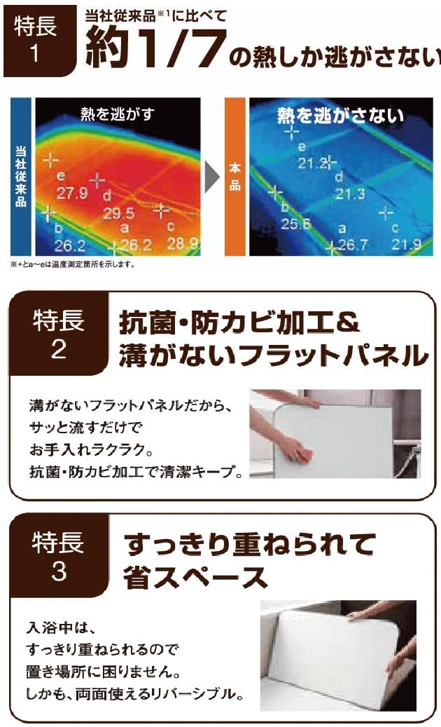 未使用◆東プレ◆3枚組◆さめにくい風呂ふた　ECOウォームneo L14 ecoウォームneo l14 東プレ」の人気商品一覧 | 安い商品を通販