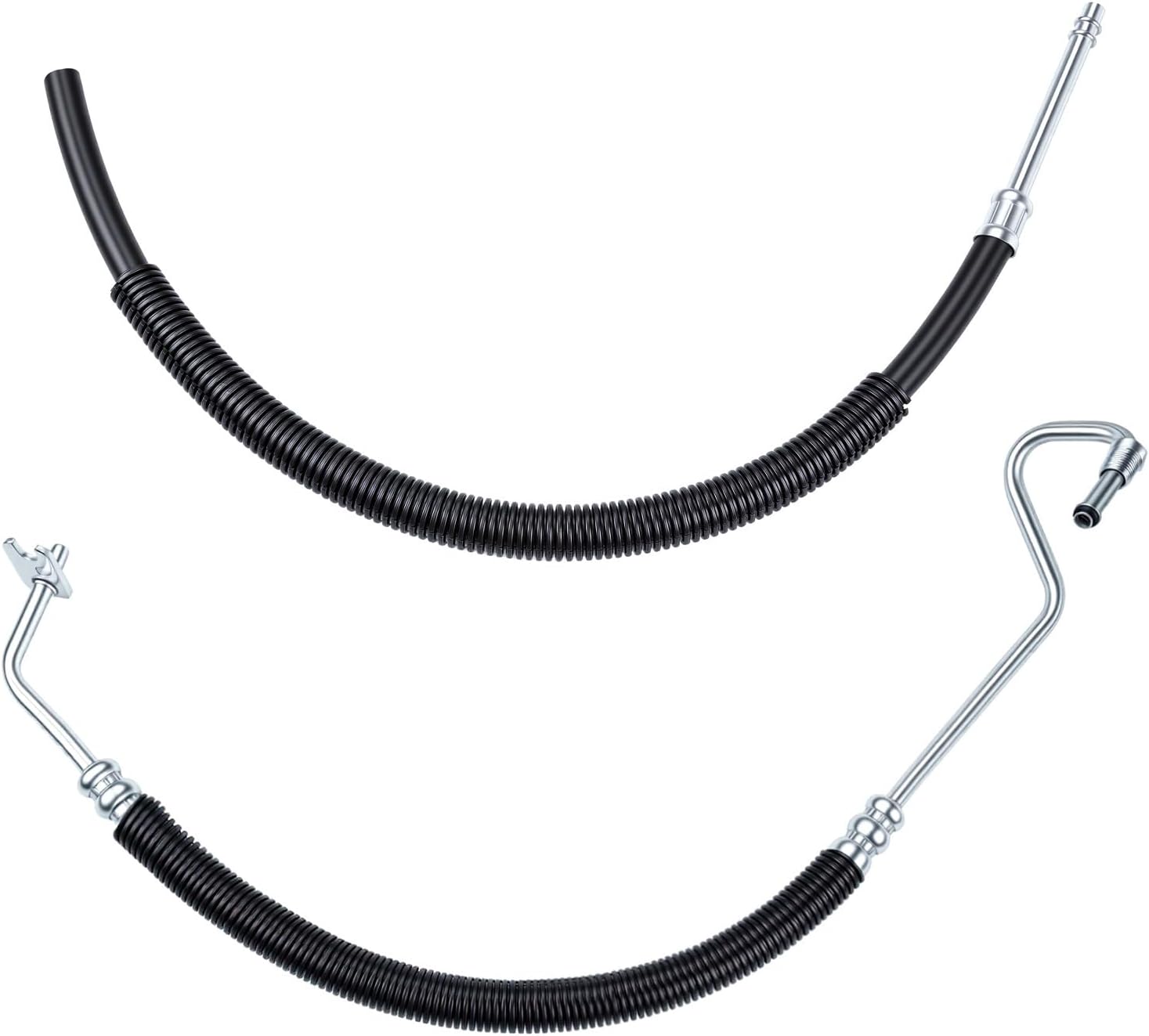 Sorello Power Steering Hose Pressure Line Compatible with Chevy Avalanche Silverado Suburban Tahoe Fit for GMC Sierra 1500 Yukon XL Fit for Cadillac Escalade - Replace 15812564 15812565
