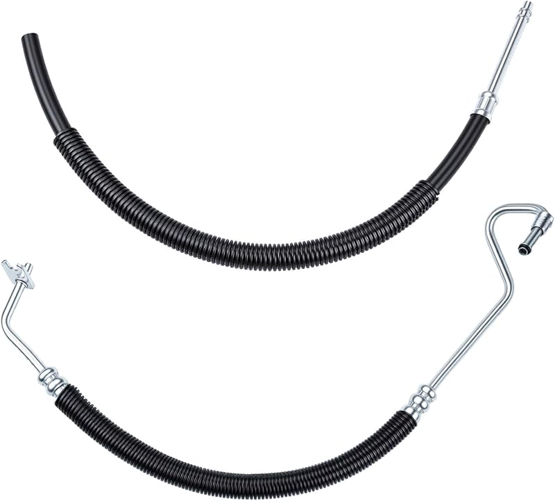 Mangueira de alta pressão da direção hidráulica Sorello para Chevrolet, GMC e Cadillac – Kit com 2 mangueiras
