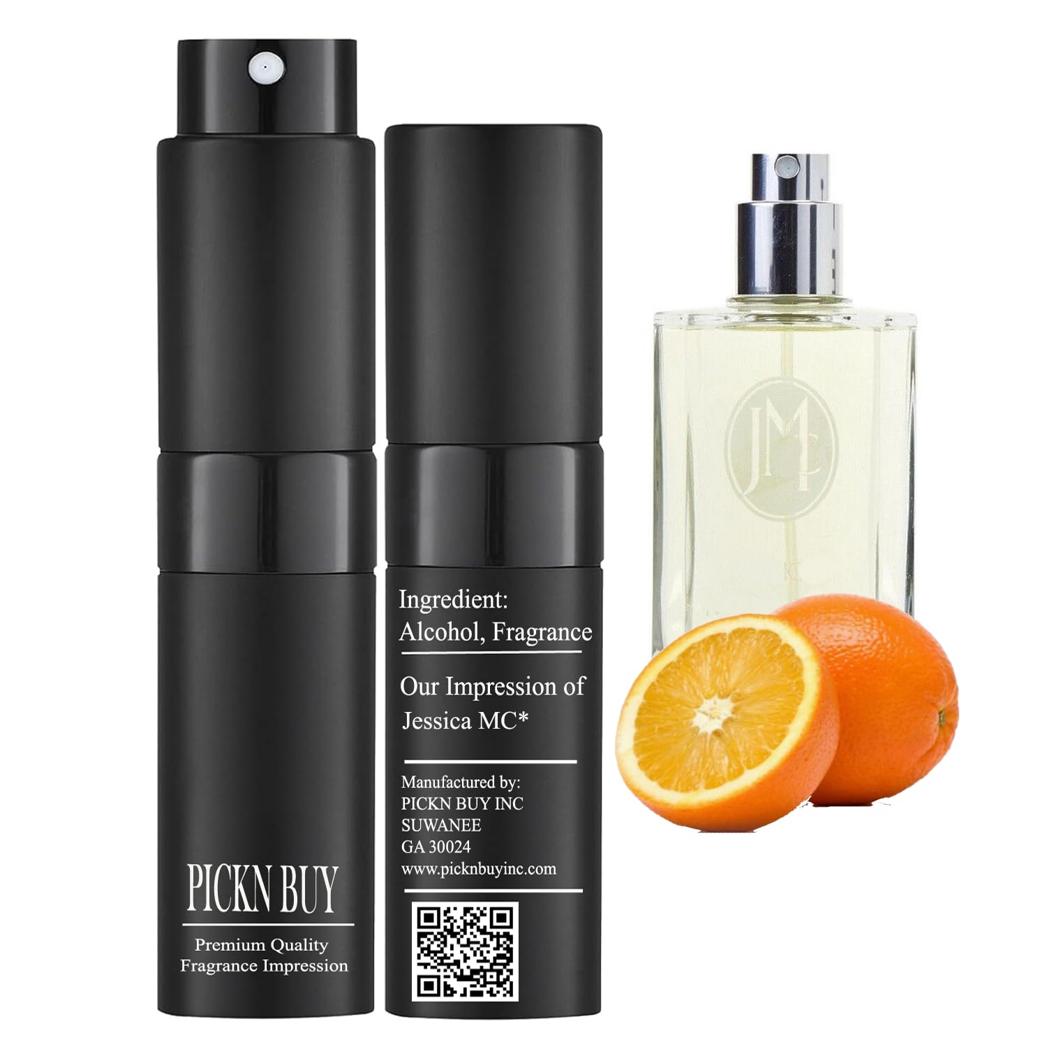 PICKN BUYLuxury Perfume for Women 0.34 Fl oz, Scent Compatible to Jesscia MC Perfume, Made in USA, Long-Lasting Spray Comes in Refilable Bottle