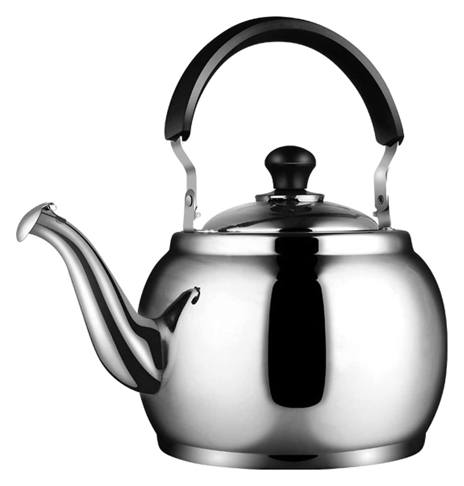 Tea Kettles, Kettle,TeapotWhistling Kettle. Kettle Stove Top Whistling Kettle Whistling Tea Kettle Heat- Ergonomic Handle and Polished Stainless Steel 3L/4L/5L Gas Kettle with Whistle(3L)(4L)