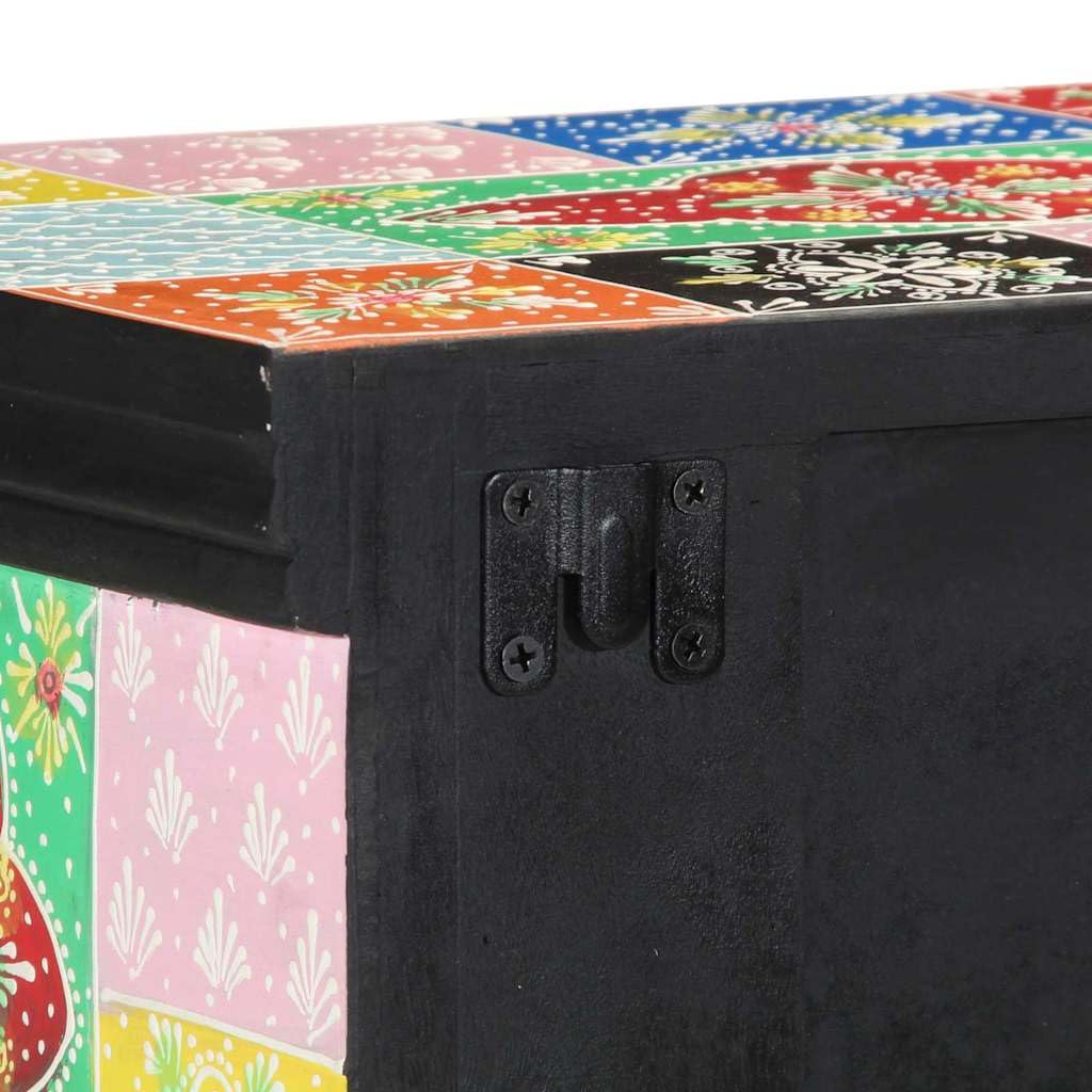 Mangloder - Mobile TV basso, in legno, multicolore, 100 x 30 x 22 cm, con 3 ripiani, per soggiorno, home theatre e gaming