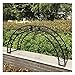WANGF Arco in Ferro Battuto Portafiori Porta Contrafforte Superiore Villa Mensola ad Arco Testa Porta Ad Arco Realizzato in Tubo Quadrato Zincato 2.0 No Ruggine e Durevole 150 * 40 * 75 Cm
