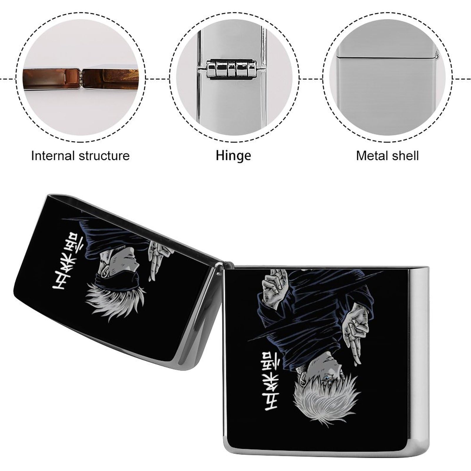 Amazon.co.jp: ライターケース 呪術廻戦 五条悟 ZIPPO ジッポー