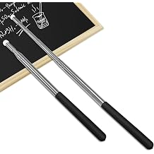 2 Pcs Extendable Pointer Stick 120cm Teacher Hands Black