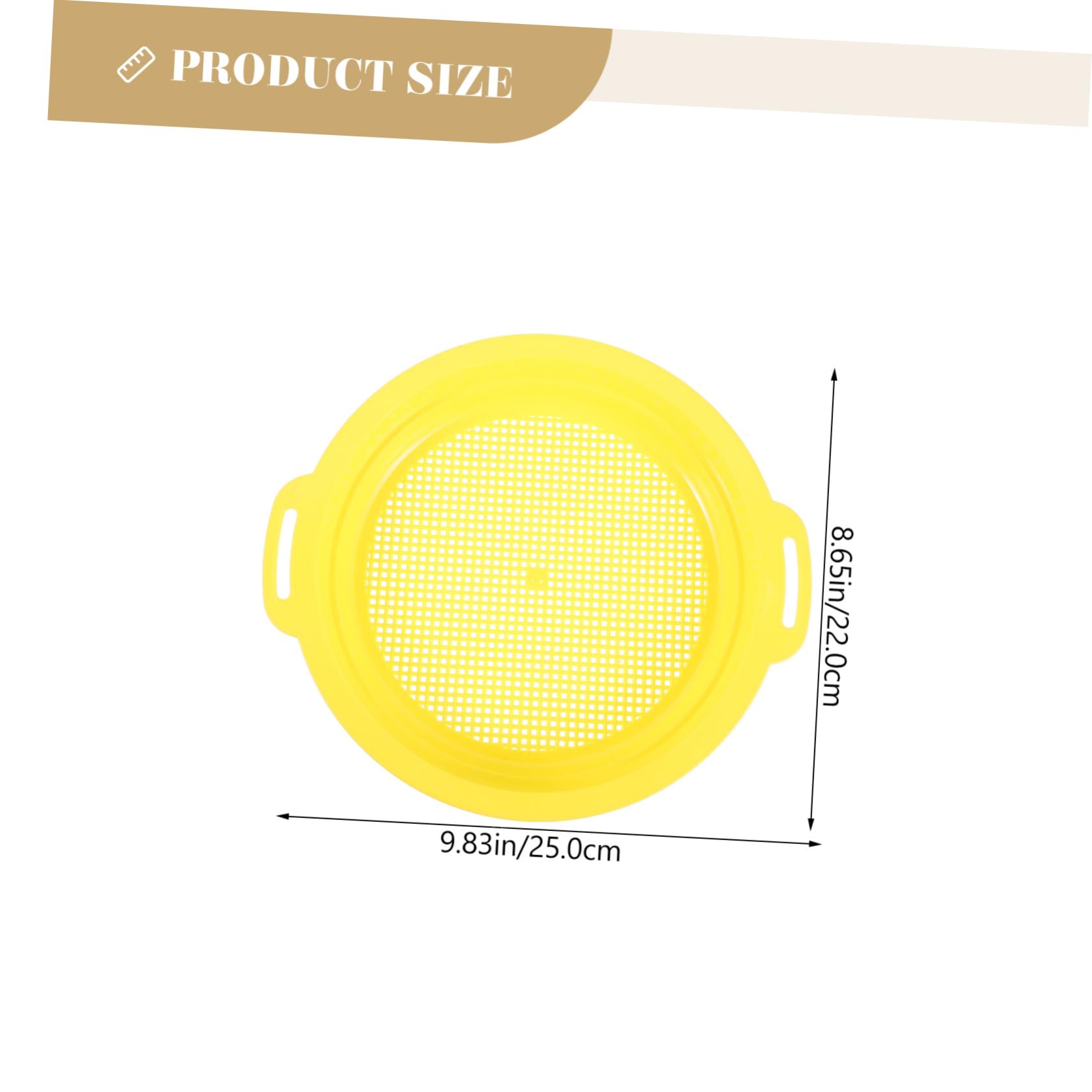 OFFSCH Prospecting Sieve Pan Mesh Sifting Pan for Outdoor Sifter Strong and Easy to Cle