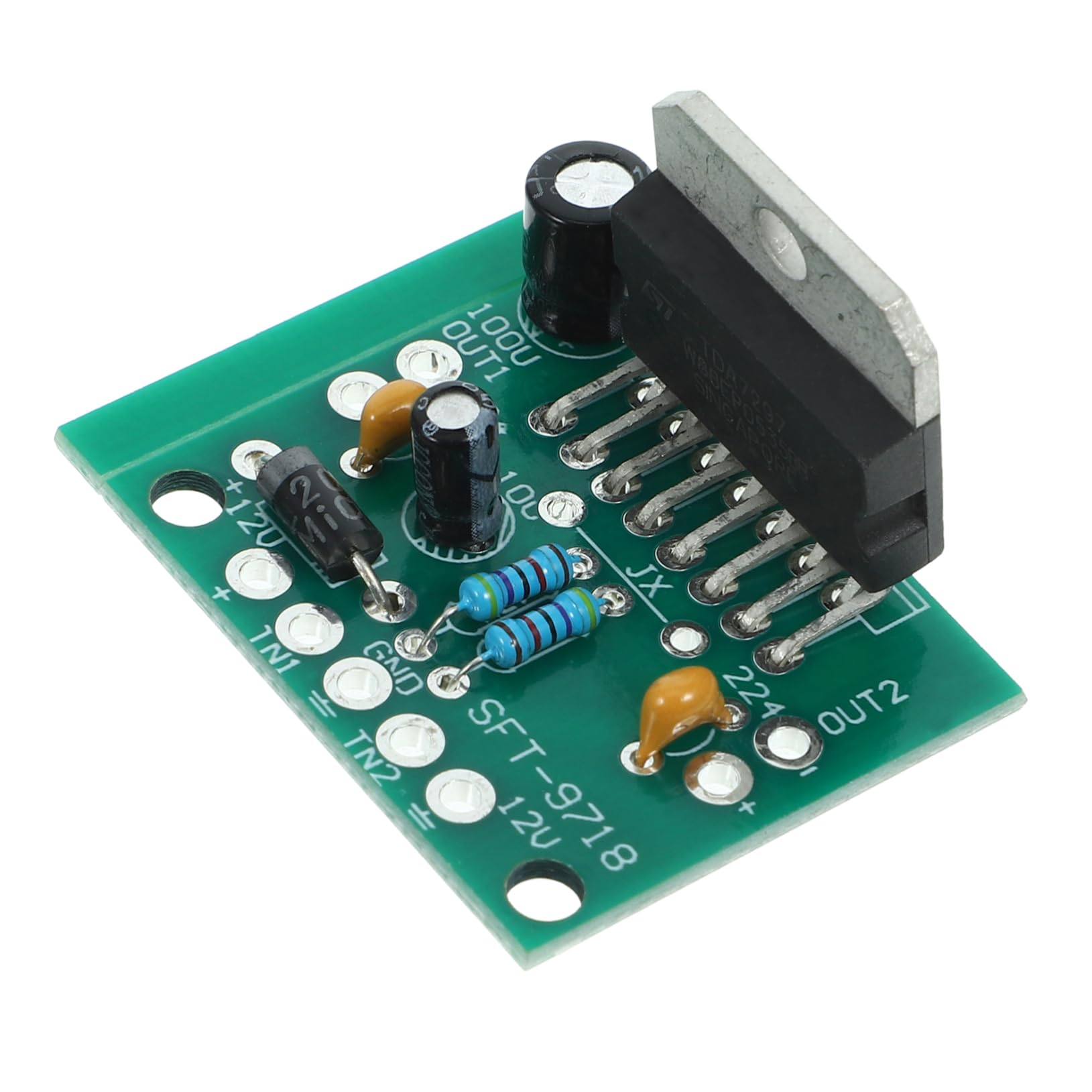 KICHOUSE 1 Set Amplifier Board Kit Amplifier Circuit Board Amplifier Board DIY Audio Stereo Amplifier Board Power Amplifier Amp Board Audio Amplifier Board Stereo Amplifier Amp Board