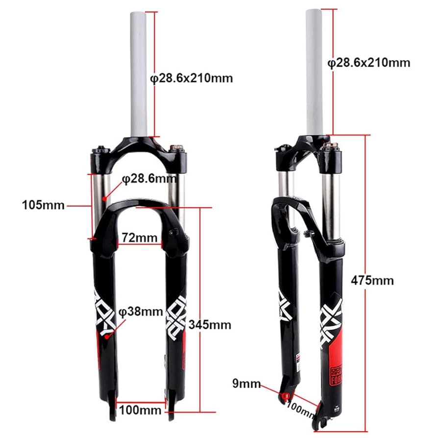 Amazon.co.jp: 自転車フォーク MTBフロントフォーク 超軽量