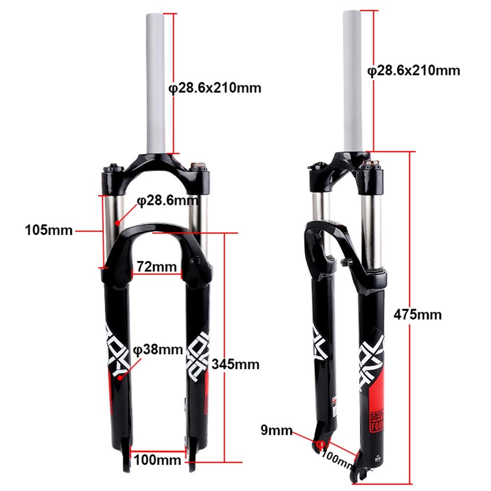 Amazon.co.jp: 自転車フォーク MTBフロントフォーク 超軽量