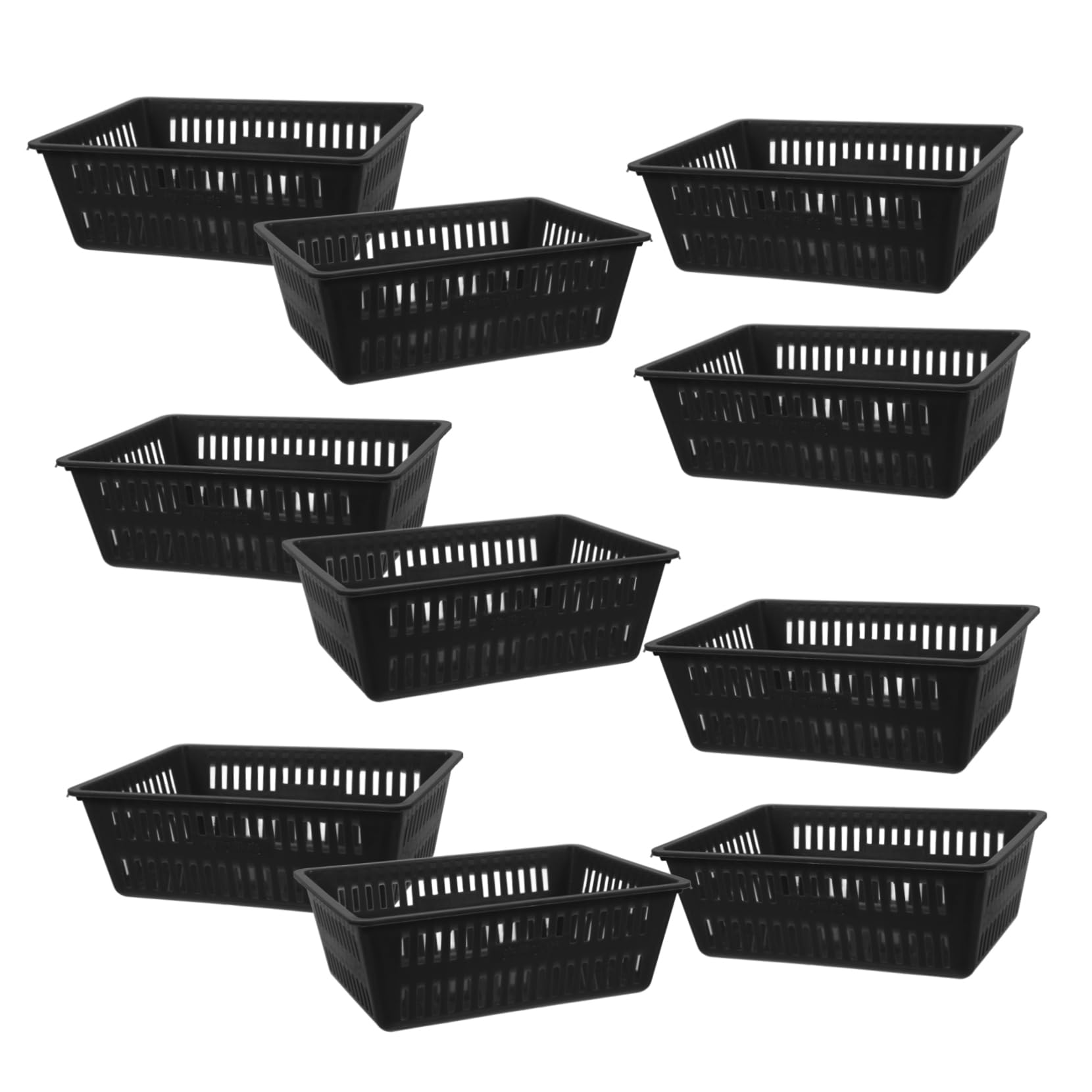 GLEAVI Game Machine Coin Baskets 10pcs Plastic Storage Bins for Coins Organizing Shelves