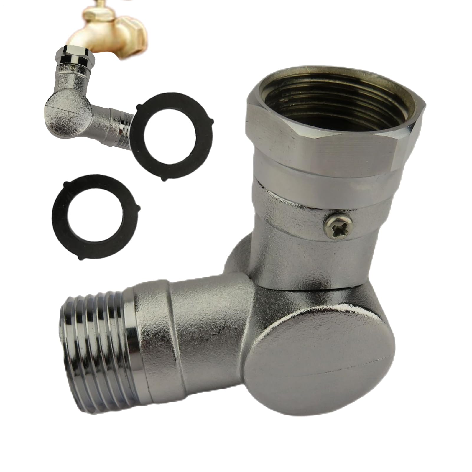 Raccord giratoire pour tuyau d'arrosage pivotant 360 coude réglable