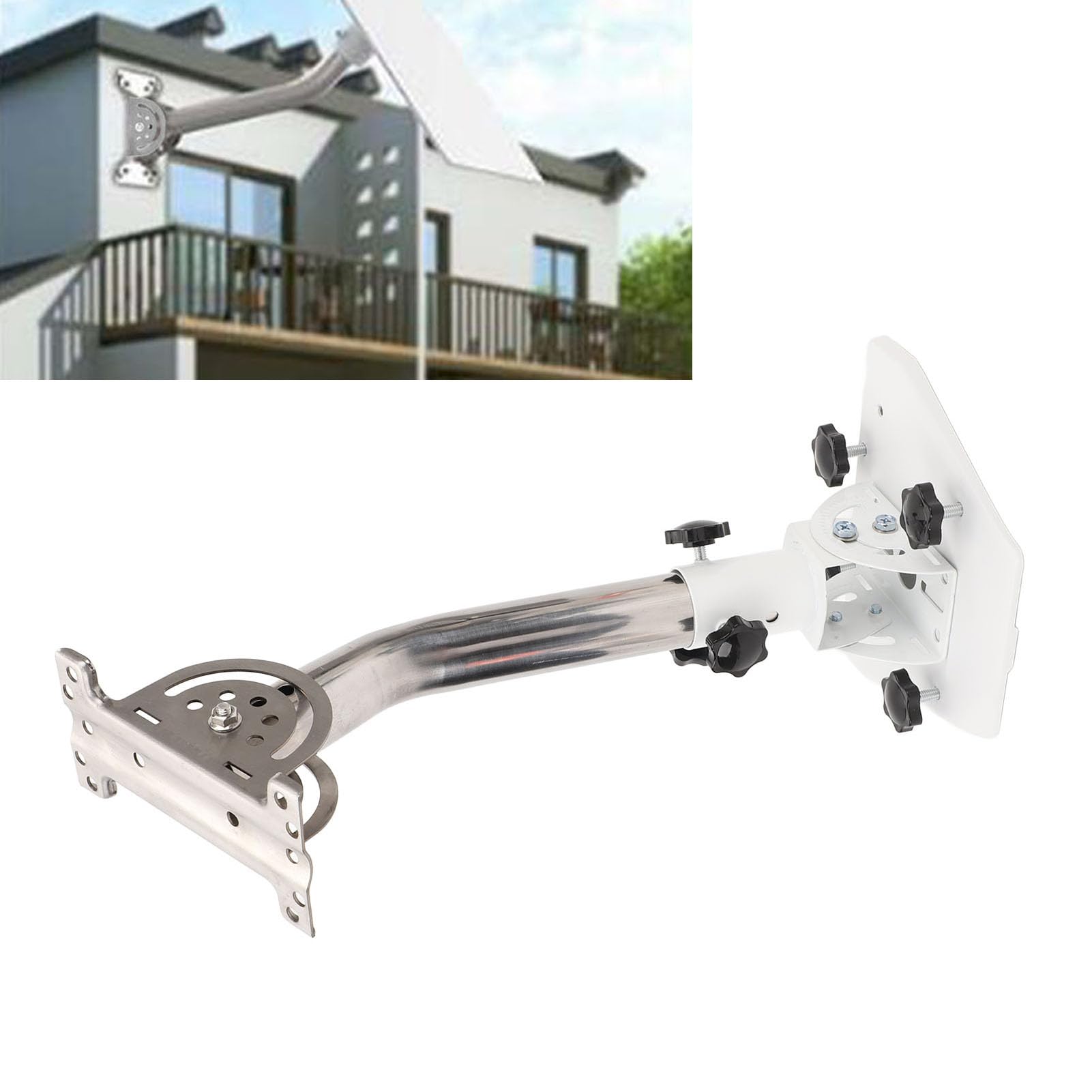 Kit de Montage Adaptateur de Tuyau Gen 3, Support de Poteau pour Kit Internet Satellite, Support de Toit pour Antenne Parabolique Standard Gen3/V3