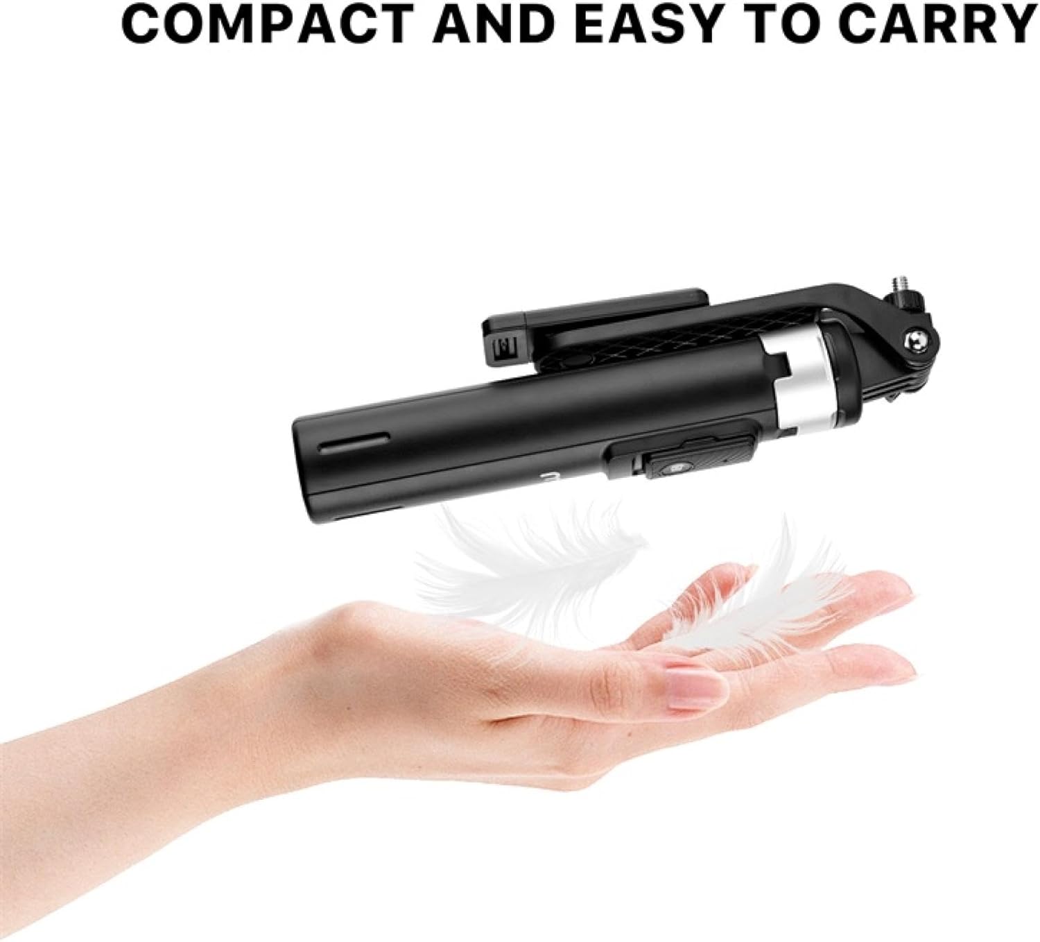 51" Extendable Selfie Tripod Stick with Remote Portable 3-in-1 Aluminum Travel Tripod for Galaxy S25 S24 S23 Ultra/Plus