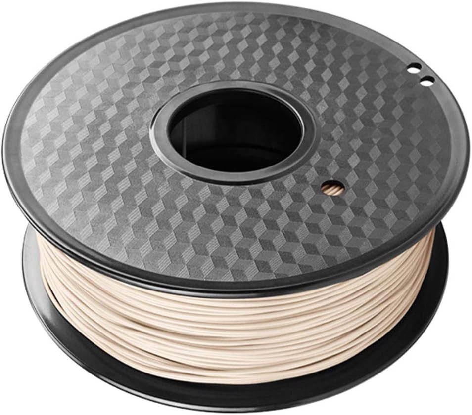 TPU Filament 1.75mm, Shore 98A Hardness, 1kg Spool (2.2 lbs) - High Strength, Superior Flexibility & Tangle-Free, Durable 3D Printing Material (Black)-White