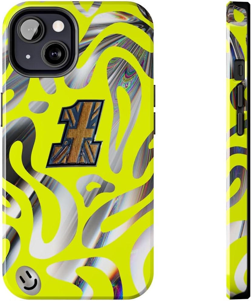 NOR 2026 Silverstone GP Helmet Phone Case | Compatible with iPhone | Formula Racing Motorsport Fan Gear Multicolor