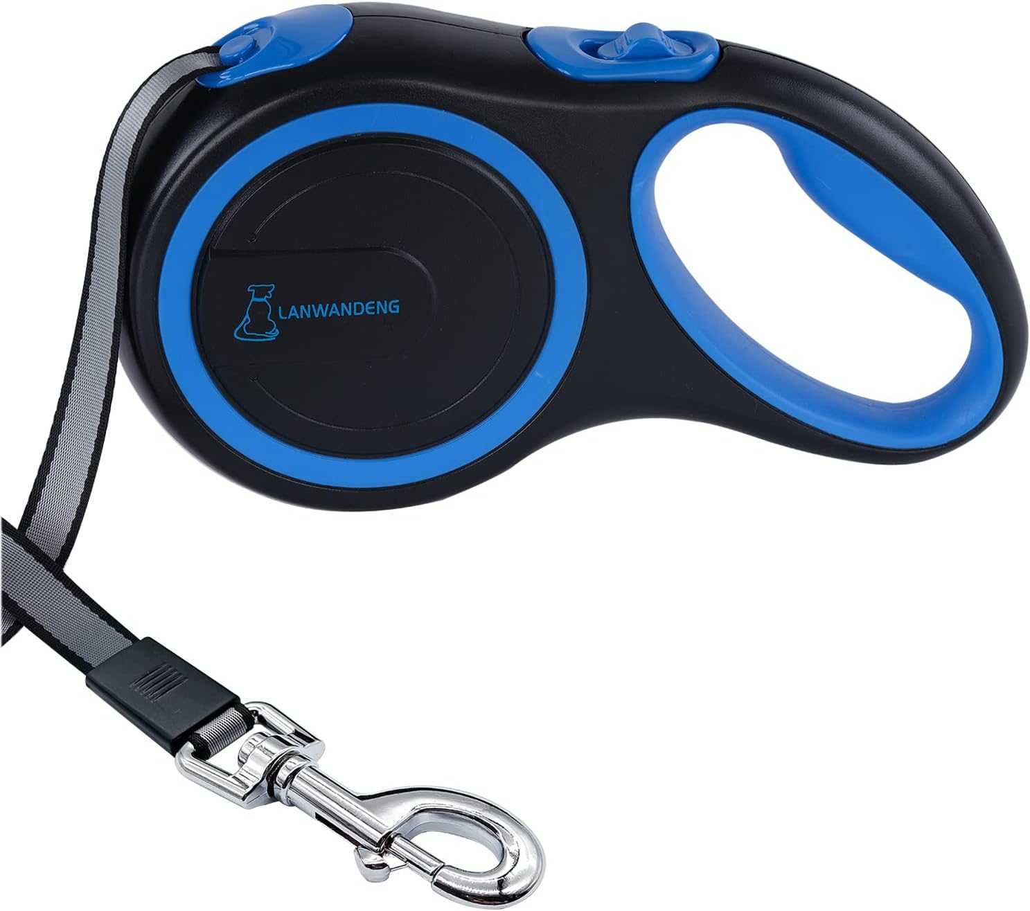 26FT Long Retractable Dog Leash Up to 110lbs, 360°TangleFree Heavy