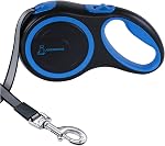 Laisse rétractable longue de 26 pi jusqu'à 110 lb, laisse pour chien robuste sans enchevêtrement à 360° avec poignée antidérapante pour chiens petits/moyens/grands