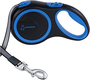 Laisse rétractable longue de 26 pi jusqu'à 110 lb, laisse pour chien robuste sans enchevêtrement à 360° avec poignée antidérapante pour chiens petits/moyens/grands