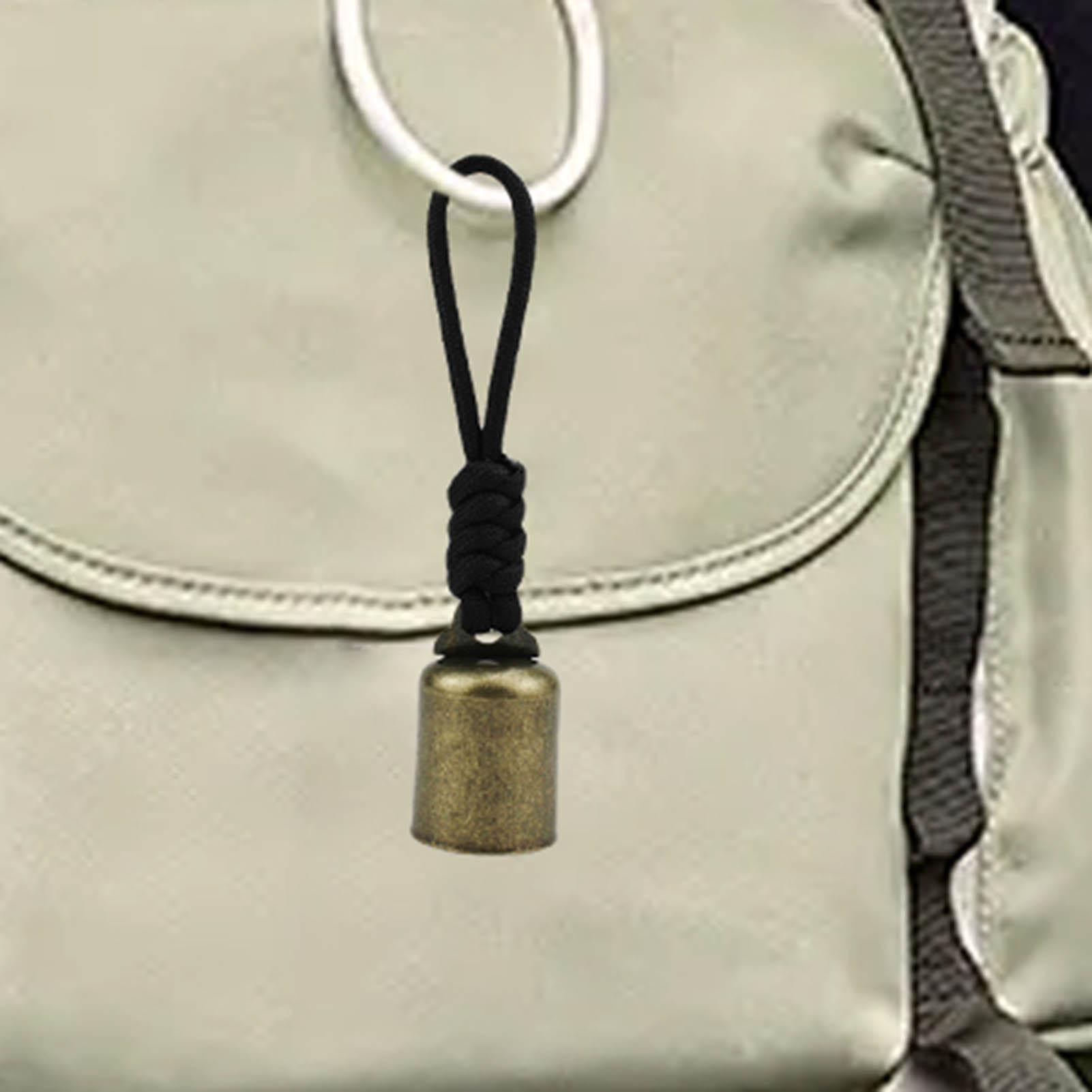 Wanderglocke für Tasche, Laute Bärenglocke - Laute Bärenglocke Vintage Metall Wanderglocke | Mehrzweck-Taschenanhänger für Outdoor-Zubehör mit Schalldämpfer zum Wandern und Klettern