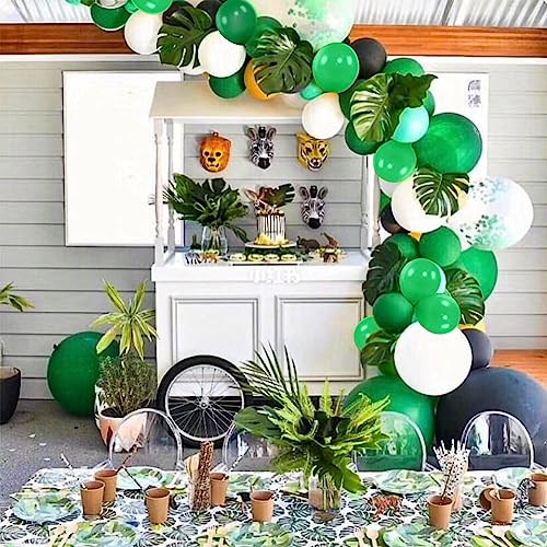 Image of Green Balloons 110Pcs, 5 Inch Small Green Latex Party Balloons, Mini Thick Green Balloons for Birthday Wedding Baby Shower Decorations.