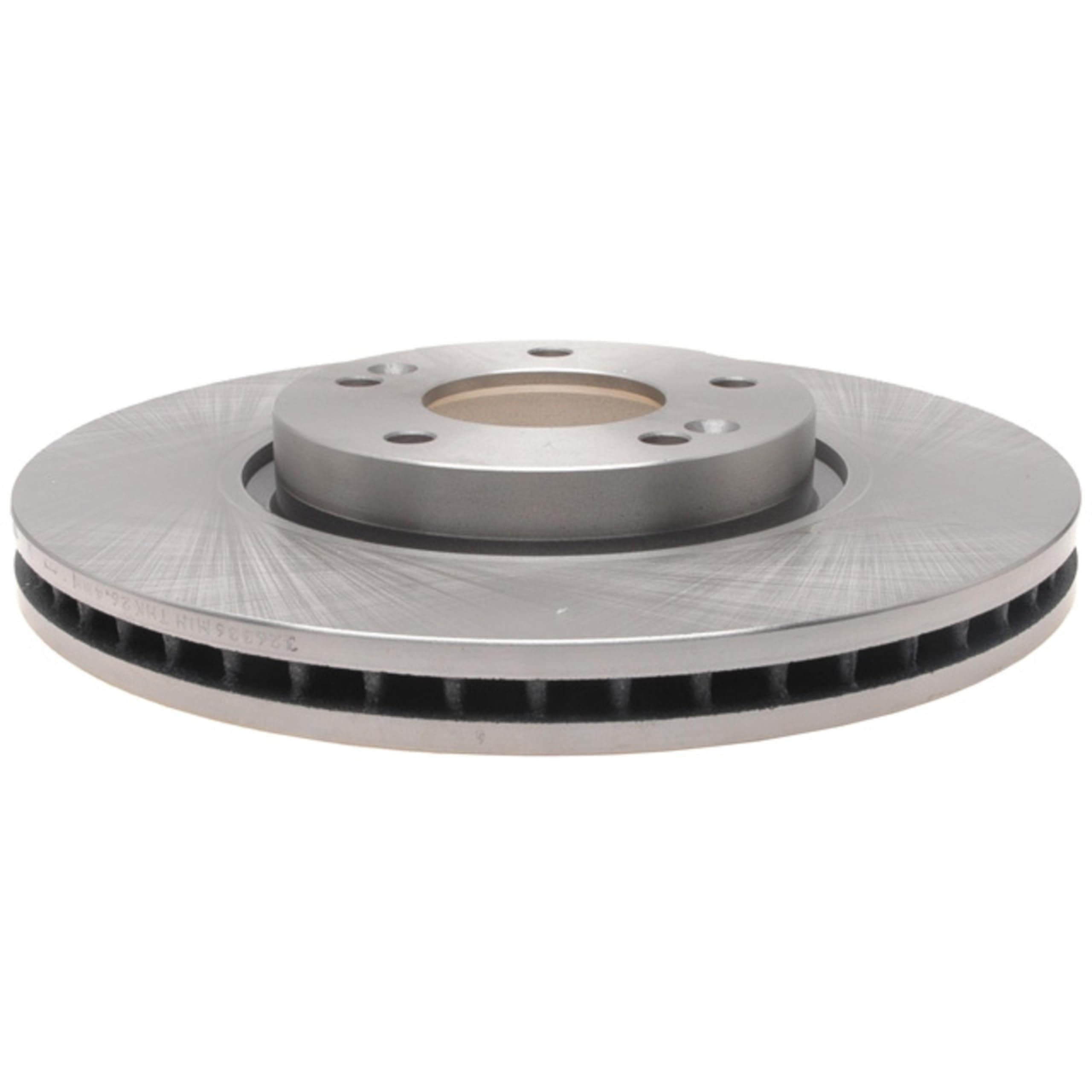 ACDelco Silver Front Brake Rotor 18A2419A | GM 19255502 Brake Rotors for Select Hyundai Sonata, Tucson, Veloster, Kia Sportage, Kia Optima, Forte, Forte Koup, Rondo, and more