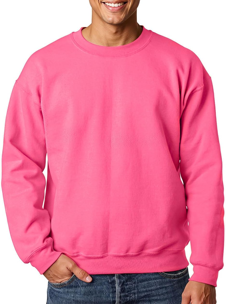 Men'S Crewneck Sweatshirt Long Sleeve Baggy Sweatshirts Lightweight Crew Neck Pullover