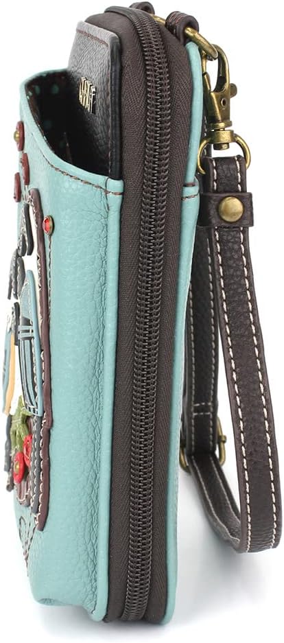 CHALA Wallet Crossbody Cell Phone Purse - Women Faux Leather Multicolor Handbag with Adjustable Strap - Image 4