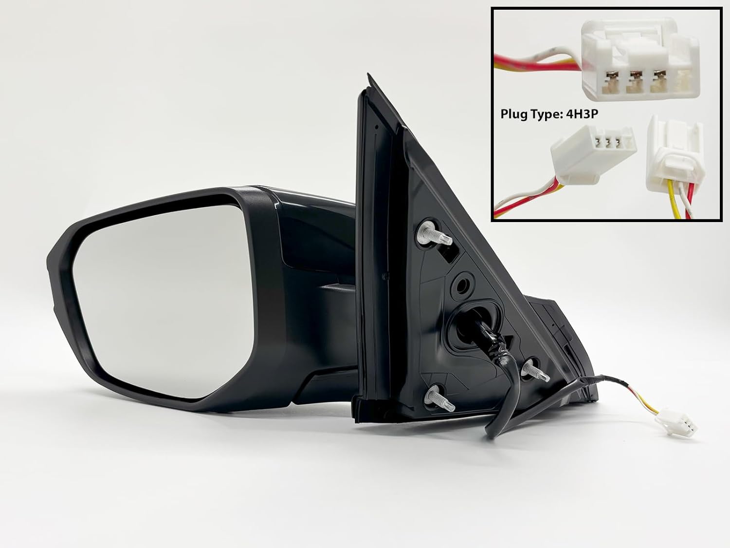 APA Replacement for Exterior Rear View Mirror 2017-2021 Civic Hatchback LX & Sport / 2019 Civic Type R Non-Heated Paint-to-Match Upper Cap Driver Left Side 76258TGG305 76258TGGA12