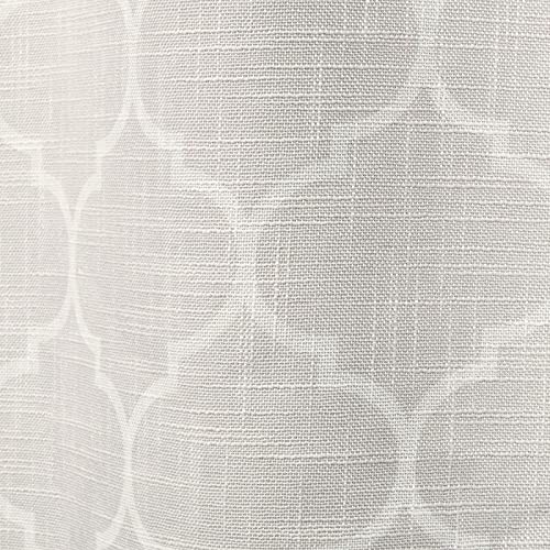 Exclusive Home Bensen Trellis 100% Blackout Grommet Top Curtain Panel Pair, 52"X96", Natural/Ivory, Set Of 2 #TOP1