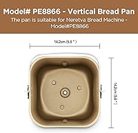 Vista 6 de Neretva Pan para máquina de pan con una paleta, acero inoxidable, 768490022642