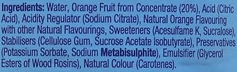 Robinsons Double Concentrate Orange Squash No Sugar Sugar 1.75 Litre ( Pack of 2 )