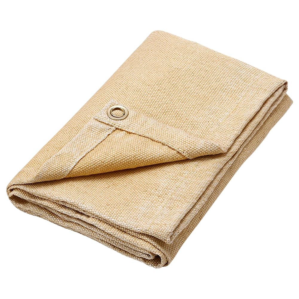 Couverture de Soudage Ignifuge, Couverture de Soudage Robuste 1,2 x 1,8 m, Couverture de protection en fibre de verre, pour une utilisation domestique, pour la soudure professionnelle et robust