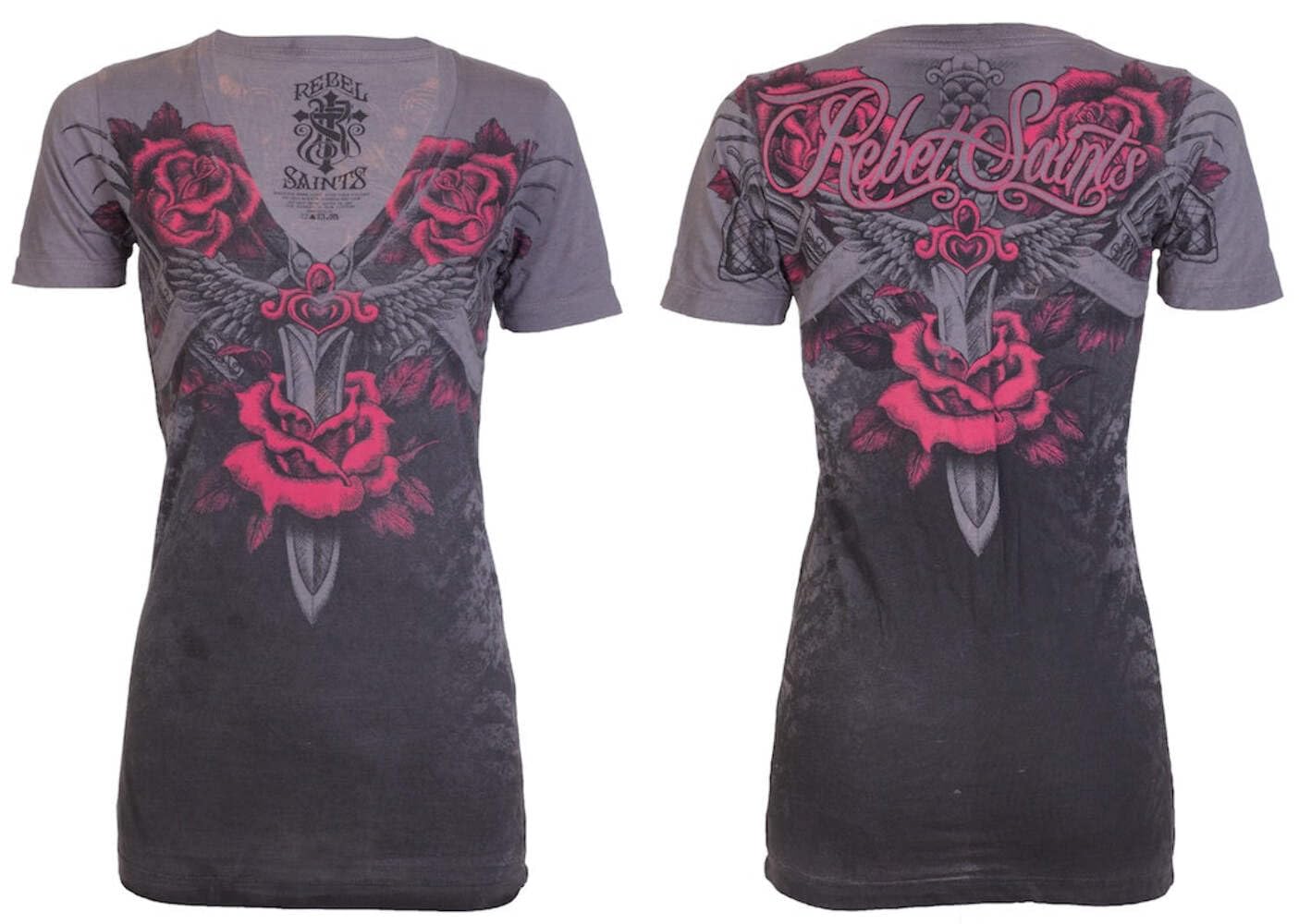 Xtreme CoutureRebel Saint by Affliction Women's T-Shirt Double Shot