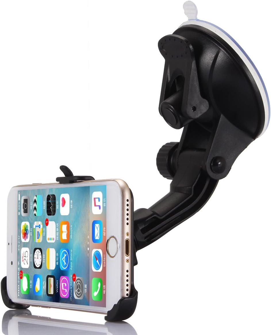 AutoScheich® Car Mobile Phone Holder Mount Suction Cup Smartphone Windscreen for Samsung Galaxy S8