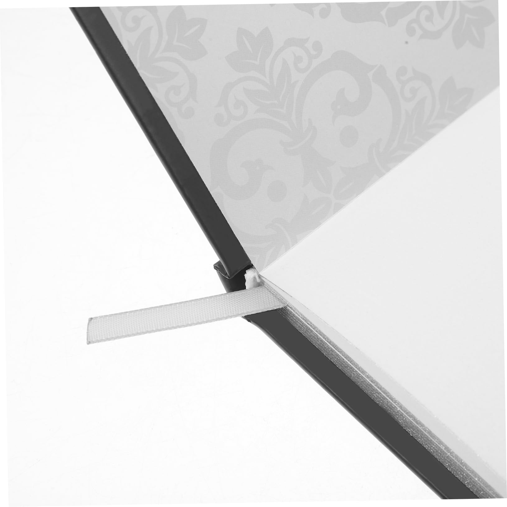NUOBESTY Libro degli Ospiti Matrimonio in Carta e Plastico Nero Set 1 per Registrare Dediche e Firme in Occasione di Decorazione e Festa Nuziale